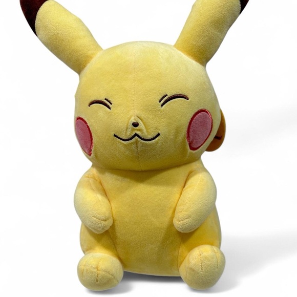 Rare Bandai Pokémon Pikachu Plush – Café Art Edition by Banpresto (12”) - Picture 2 of 6